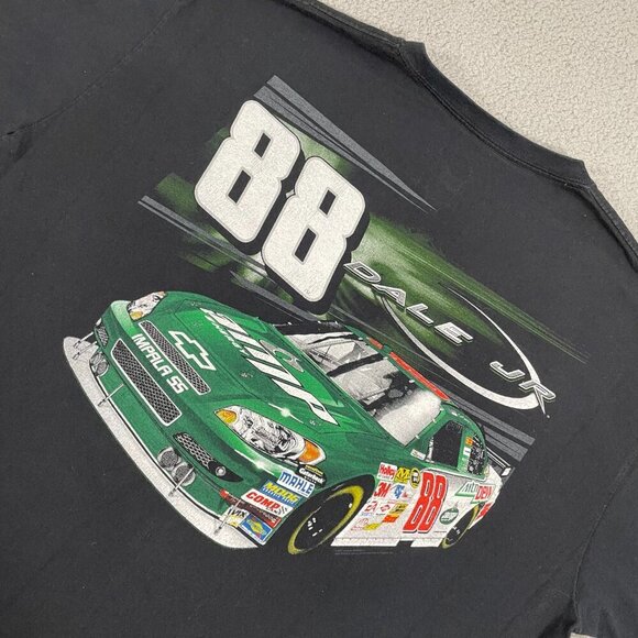 Dale Earnhardt JR #88 Shirt XL Nascar Racing Double Sided AMP Graphic Tee - Picture 2 of 9